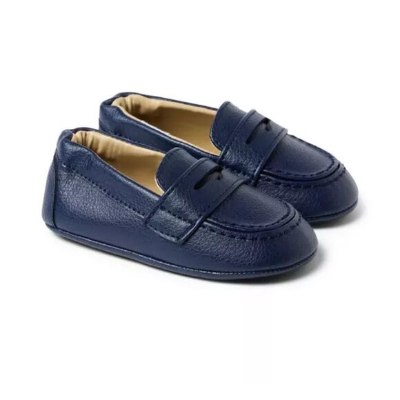 Janie & Jack Baby Penny Loafer in Merchant Marine Size 6/12 Months - Picture 1 of 7